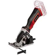Einhell Mini sega circolare manuale a batteria TE-CS 18/89 Li-Solo Power X-Change (18 V, ioni di litio, 2500 min-1, profondit? di taglio 28 mm, diametro della lama 89 mm, senza batteria e caricatore) (AZ)