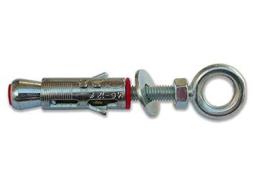 Tasselli in acciaio SLM 6 O con occhiolo (50 Pz.) Tasselli in acciaio SLM 6 O con occhiolo (50 Pz.)