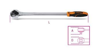 Beta 928/55 - Cricchetto Reversibile con Attacco Quadro Maschio 3/4", Cromato - 1 Pezzo (AZ) Beta 928/55 - Cricchetto Reversibile con Attacco Quadro Maschio 3/4", Cromato - 1 Pezzo (AZ)