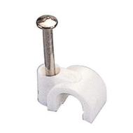 Graffette conf. 50pz. per cavo 6,0 mm tondo Bianche (AZ) Graffette conf. 50pz. per cavo 6,0 mm tondo Bianche (AZ)