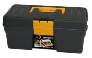 Art Plast 5400/1 Valigetta Porta Utensili in plastica, Nero/Giallo