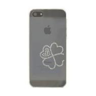 Custodia Luxury Four-Leaf Clear iPhone 5