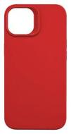 cellularline Sensation - iPhone 14 Custodia in Silicone Soft Touch - Tecnologia Antibatterica Integrata - Colore Rosso (AZ)