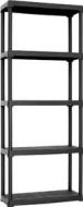 Art Plast T70/5/S Scaffale in plastica, Nero, 70x30x175,5 cm (AZ)