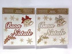 Buon Natale 37X31 C/Brillantin (AZ)