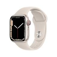 Apple Watch Series?7 (GPS?+?Cellular) Cassa 41?mm in alluminio color galassia con Cinturino Sport color galassia - Regular