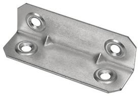 Sipa 8/738 Piastrina ad Angolo, Spessore 1 mm, Lunghezza 67 mm, con 4 Fori ? 5 mm, 21 x 21 mm, Set di 100 Pezzi (AZ) Sipa 8/738 Piastrina ad Angolo, Spessore 1 mm, Lunghezza 67 mm, con 4 Fori ? 5 mm, 21 x 21 mm, Set di 100 Pezzi (AZ)