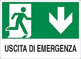 CART."USCITA EMERGEN.1"20X30AL (AZ)