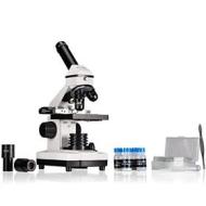 Microscopio Bresser Biolux NV 20x-1280x + Duracell NUOVO Optimum AA, Batterie Stilo Alcaline, Confezione da 4, 1.5 V LR6 MX1500
