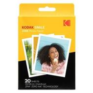 Kodak Premium carta fotografica 3.5"x4.25" Zink (20 fogli). Compatibile con fotocamera istantanea Kodak Smile Classic (AZ)
