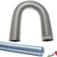 Tubo Flessibile In Alluminio, Temperatura Max Di Utilizzo 300?C. Per Uso Civile Ed Industriale, Allungabile Mt 0,90/3. (AZ) Tubo Flessibile In Alluminio, Temperatura Max Di Utilizzo 300?C. Per Uso Civile Ed Industriale, Allungabile Mt 0,90/3. (AZ)
