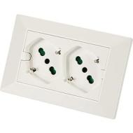 Presa multi parete 2pr bi/sc b