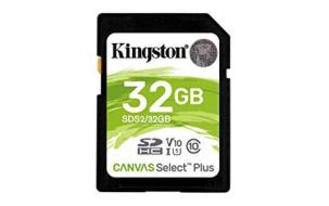 Kingston Canvas Select Plus Scheda di Memoria Micro SD - SDS2/32 GB, Class 10 UHS-I (AZ)