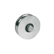 Ruota per cancelli Ibfm 1 cuscinetto a sfera gola tonda d. 20 art. 364 DIAMETRO 60 (AZ) Ruota per cancelli Ibfm 1 cuscinetto a sfera gola tonda d. 20 art. 364 DIAMETRO 60 (AZ)