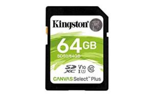 Kingston Canvas Select Plus Scheda di Memoria Micro SD - SDS2/64 GB, Class 10 UHS-I (AZ)