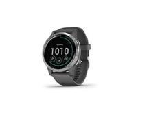 Garmin Vivoactive 4 Smartwatch GPS, Music, Garmin Pay, Wi-Fi, Diametro: 4,5 cm, Lunghezza: ca. 24 cm, Grigio (Grey Silver) (AZ)