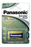 Panasonic 6R61 Everyday Transistor 9V, Argento (AZ)