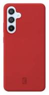 cellularline Sensation - Galaxy A54 Custodia in Silicone Soft Touch con Tecnologia Antibatterica Integrata - Interno in Morbida Microfibra Antigraffio (Rosso) (AZ)