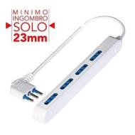 Multipresa da tavolo "Spaziozero" 4 uscite 16A 2P+T con spina 90? colore Bianco (AZ) Multipresa da tavolo "Spaziozero" 4 uscite 16A 2P+T con spina 90? colore Bianco (AZ)