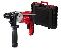 Einhell Trapano a percussione TE-ID 750/1 E (tensione 230-240 V, potenza 750 W, giri al min. 0-3000, percussioni al min. 0-48000, incl. seconda maniglia, valigetta) (AZ)