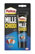 Pattex Millechiodi Esterni & Interni, adesivo extra forte per montaggi esterni, adesivo resistente per legno, ceramica, metallo, con presa immediata, 1x100g blister (AZ) Pattex Millechiodi Esterni & Interni, adesivo extra forte per montaggi esterni, adesivo resistente per legno, ceramica, metallo, con presa immediata, 1x100g blister (AZ)