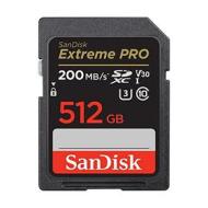 SanDisk Scheda SDXC Extreme PRO da 512 GB + RescuePRO Deluxe, fino a 200 MB/s, UHS-I, Classe 10, U3, V30 (AZ)