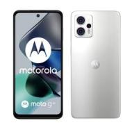 Motorola moto g23 (tripla fotocamera 50 MP, batteria 5000 mAH, Dolby Atmos Stereo Speakers, 8/128 GB espandibile, Display 6.53" 90Hz, NFC, Dual SIM, Android 13), Lucent White, cover inclusa (AZ)