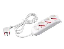 ROSI RS94001 Multipresa Serie Emilia, Bianco, 3 prese schuko biv. 10/16A (AZ) ROSI RS94001 Multipresa Serie Emilia, Bianco, 3 prese schuko biv. 10/16A (AZ)
