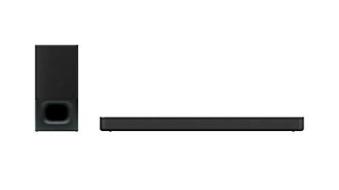 Sony HT-S350 2.1. Soundbar dei canali (incluso subwoofer, Bluetooth, suono surround anteriore, S-Force PRO, Dolby Digital) nero (AZ)
