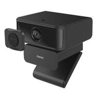 Hama - Webcam per PC C-650, Full HD 1920 x 1080 16:9, microfono integrato, Face Tracking, auto focus (AZ)