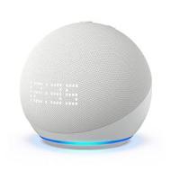 Echo Dot (5? generazione, modello 2022) con orologio Altoparlante Bluetooth intelligente con orologio e integrazione Alexa Bianco ghiaccio (AZ)