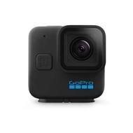 GoPro HERO11 Black Mini - Fotocamera d'azione impermeabile compatta con video Ultra HD 5.3K60, immagini fisse da 24,7 MP, sensore di immagine da 1/1,9", streaming live, stabilizzazione (AZ)