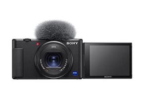 Sony Vlog Camera Fotocamera Digitale Con Schermo LCD Direzionabile E Video 4K, Nero (AZ)