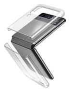 Cellularline | Clear Case - Galaxy Z Fold4 | Custodia trasparente rigida composta da due pezzi (AZ)