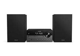 Philips M4505/12 Mini Impianto Stereo Sistema Micro, Bluetooth, Radio DAB+/FM, CD, 60 W, Ingresso Audio, Porta USB per Ricarica, Altoparlanti Bass Reflex, Controllo Audio Digitale - Modello 2020/2021 (AZ)
