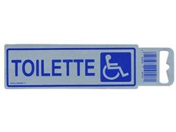 ETIC. ADES. 150X50 "TOILETTE INVALIDI" PZ - 10 (AZ)
