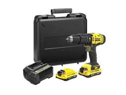 Stanley Elettrico Trapano Batteria 2 x 2Ah 18V Percussione (AZ)