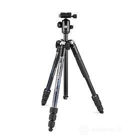 Manfrotto Element MII, Treppiede da Viaggio in Alluminio con Testa a Sfera e Sacca per Trasporto, per Fotocamere Compatte, CSC, DSLR, Accessori Fotografia per Creazione Contenuti, Vlog (AZ)