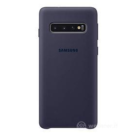 Cellulare - Custodia Silicone Cover Navy (Galaxy S10) (AZ)