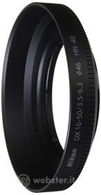 Nikon HN-40 Paraluce a vite, 46mm per Nikkor Z DX 16-50mm VR, nero (AZ)