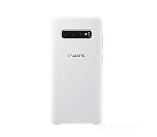 Cellulare - Custodia Silicone Cover White (Galaxy S10+) (AZ)