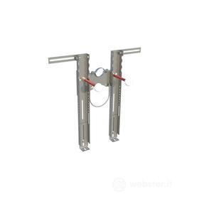 Staffa sanitari sospesi con collari PREMIUM (1 Pz.)