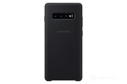 Cellulare - Custodia Silicone Cover Black (Galaxy S10+) (AZ)