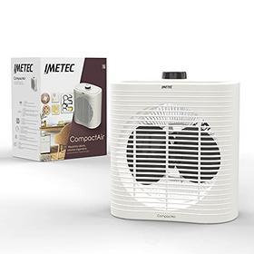 Imetec Compact Air, Termoventilatore piccolo e potente, Stufetta Elettrica, 2000 W, maniglia integrata, temperatura regolabile, funzione antigelo, dispositivo di protezione dai surriscaldamenti (AZ) Imetec Compact Air, Termoventilatore piccolo e potente, Stufetta Elettrica, 2000 W, maniglia integrata, temperatura regolabile, funzione antigelo, dispositivo di protezione dai surriscaldamenti (AZ)