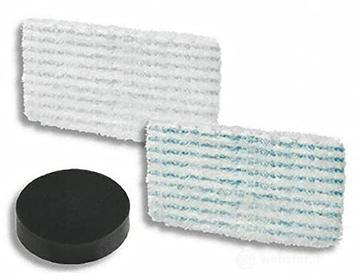 Rowenta ZR005804 - Set di 2 salviette in microfibra e 1 filtro in schiuma, compatibili con pulitori a vapore Clean & Steam R?volution, colore: blu/bianco (AZ) Rowenta ZR005804 - Set di 2 salviette in microfibra e 1 filtro in schiuma, compatibili con pulitori a vapore Clean & Steam R?volution, colore: blu/bianco (AZ)