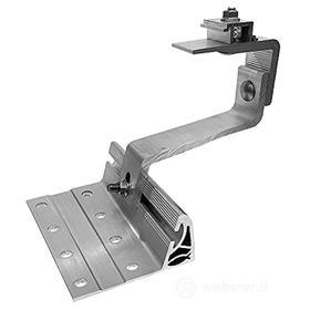 Gancio GTA 3 in alluminio per tegole e listelli (4 Pz.)