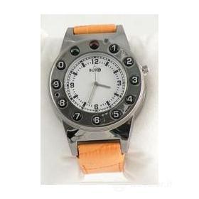 Watch Phone Silver Leather Yellow