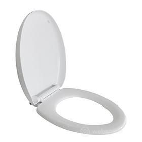 Idroblok Idroblock 03036622 Sedile WC, Plastica, Universale, 47x37 cm, Rallentato Ispezionabile, 1.5 kg, Bianco (AZ)