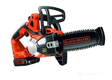 BLACK+DECKER Elettrosega a Batteria Litio, Fino a 20 cm di taglio, 18V-2.0 Ah, GKC1820L20-QW (AZ)