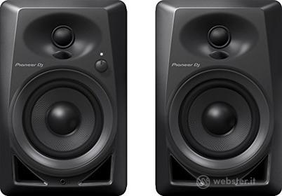 Pioneer DM-40 - Coppia casse studio diffusori monitor attivi homestudio desktop a 2 vie 4" / 0,75" 21w, Nero (AZ)